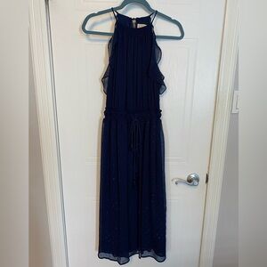 Beautiful navy blue Michael Kors dress.